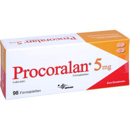 Abbildung: Procoralan 5 mg Filmtabletten 98 St, Filmtabletten PZN 15266301
