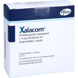 Abbildung: Xalacom Augentropfen 3X2.5 ml, Augentropfen PZN 15266399