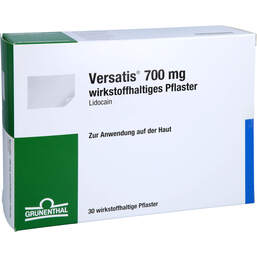 Abbildung: Versatis 700 mg wirkstoffhaltiges Pflaster 30 St, Pflaster PZN 15266465