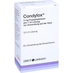 Abbildung: Condylox Lösung 3.5 ml, Lösung PZN 15266554