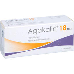 Abbildung: Agakalin 18 mg Filmtabletten 14 St, Filmtabletten PZN 15268895