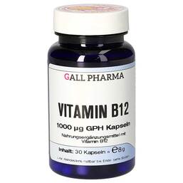Abbildung: Vitamin B12 1000 µg GPH Kapseln 30 St, Kapseln PZN 15294680