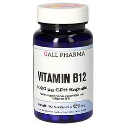 Abbildung: Vitamin B12 1000 µg GPH Kapseln Kapseln, 90 St PZN 15294705