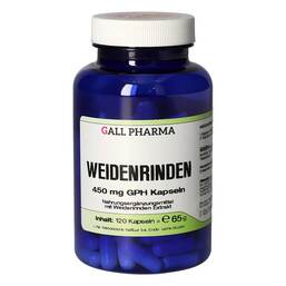 Abbildung: Weidenrinden 450 mg GPH Kapseln 120 St, Kapseln PZN 15294792