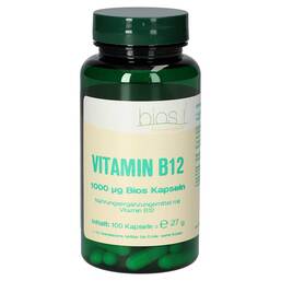Abbildung: Vitamin B12 1000 µg Bios Kapseln Kapseln, 100 St PZN 15294881