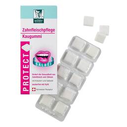 Abbildung: Baders Protect GUM Zahnfleischpflege 20 St, Kaugummi PZN 15297218