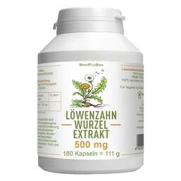 Abbildung: Löwenzahnwurzel-Extrakt 500 mg Mono Kapseln 180 St, Kapseln PZN 15303574