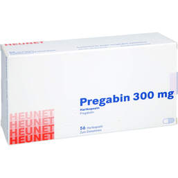 Abbildung: Pregabin 300 mg Hartkapseln Heunet 56 St, Hartkapseln PZN 15303953