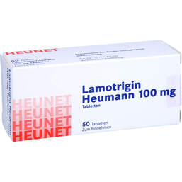 Abbildung: Lamotrigin Heumann 100 mg Tabletten Heunet 50 St, Tabletten PZN 15304059