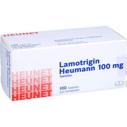 Abbildung: Lamotrigin Heumann 100 mg Tabletten Heunet 100 St, Tabletten PZN 15304065