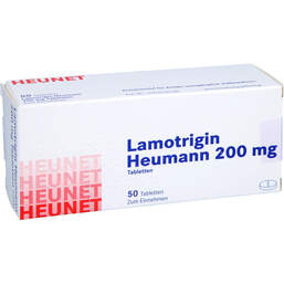 Abbildung: Lamotrigin Heumann 200 mg Tabletten Heunet 50 St, Tabletten PZN 15304088