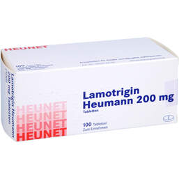 Abbildung: Lamotrigin Heumann 200 mg Tabletten Heunet 100 St, Tabletten PZN 15304102