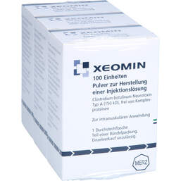 Abbildung: Xeomin 100 LD50 Einheiten Pulver zur Herstellung einer Injektionslösung  3 St, Pulver zur Herstellung einer Injektionslösung PZN 15307282