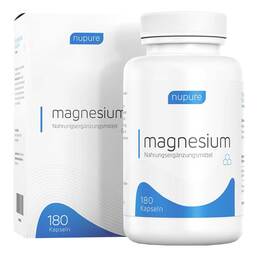 Abbildung: Nupure magnesium Kapseln Kapseln, 180 St PZN 15318038