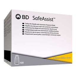 Abbildung: BD Safeassist Sicherheits-Pen-Nadel 30 Gx 5 mm 100 St, Kanüle PZN 15320176