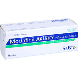 Abbildung: Modafinil Aristo 100 mg Tabletten 50 St, Tabletten PZN 15370820