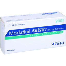Abbildung: Modafinil Aristo 200 mg Tabletten 20 St, Tabletten PZN 15370866
