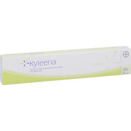 Abbildung: Kyleena 19,5 mg intrauterin.Wirkstofffreisetz.System 1 St, Intrauterinpessar PZN 15371481