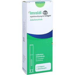 Abbildung: Imraldi 40 mg / 0,8 ml Injektionslösung im Fertigpen 2 St, Injektionslösung PZN 15374232