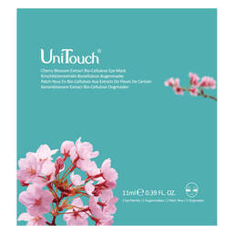 Abbildung: Unitouch Kirschblütenextr.-Biozellulose Augenmaske Beutel, 11 ml PZN 15375668
