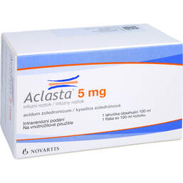 Abbildung: Aclasta 5 mg Infusionslösung 100 ml, Infusionslösung PZN 15382148