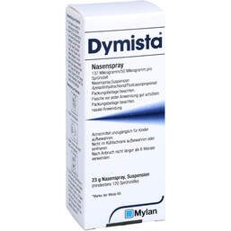 Abbildung: Dymista Nasenspray 137 µg / 50 µg / Sprühstoß 23 g, Nasenspray PZN 15385922