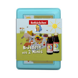 Abbildung: Rabenhorst Rotbäckchen Brotdose 2019 + 2 Minis 2x125 1 St PZN 15386962