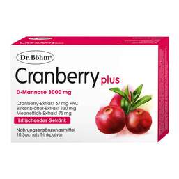 Abbildung: Dr. Böhm Cranberry plus Granulat 10 St, Granulat PZN 15390917
