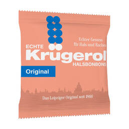 Abbildung: Krügerol Halsbonbons zuckerhaltig Bonbons, 50 g PZN 15395228