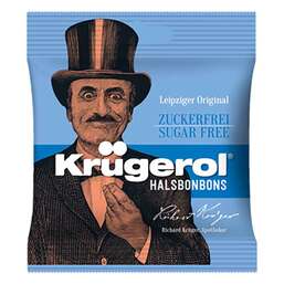 Abbildung: Krügerol Halsbonbons zuckerfrei Bonbons, 50 g PZN 15395234