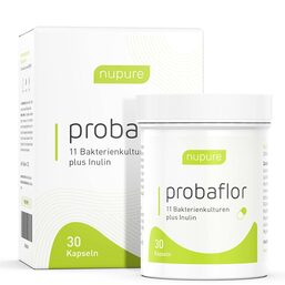 Abbildung: Nupure probaflor Probiotikum magensaftresistent Kapseln Kapseln magensaftresistent, 30 St PZN 15399812