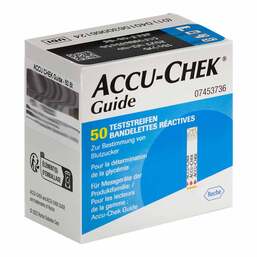 Abbildung: Accu Chek Guide Teststreifen 50 St, Teststreifen PZN 15400478