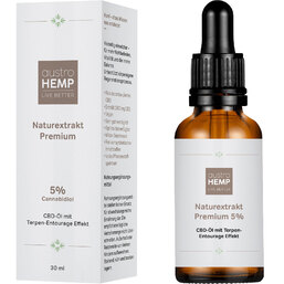 Abbildung: Cbd Naturextrakt Premium Austrohemp 5% Tropfen Tropfen, 30 ml PZN 15406127