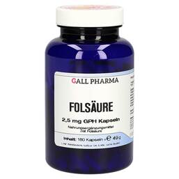 Abbildung: Folsäure 2,5 mg GPH Kapseln 180 St, Kapseln PZN 15409404