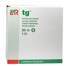 Abbildung: TG Schlauchverband Größe 5 20 m weiß 1 St, Verband PZN 15421196