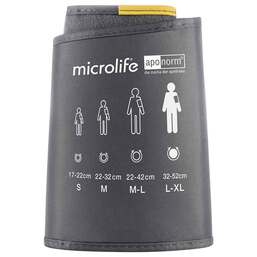 Abbildung: Aponorm Oberarmsoftmanschette L-XL 32 - 52 cm 1 St PZN 15423781