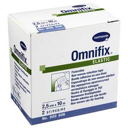Abbildung: Omnifix elastic 2,5 cmx10 m Rolle 2 St, Pflaster PZN 15424450