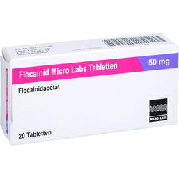 Abbildung: Flecainid Micro Labs 50 mg Tabletten 20 St, Tabletten PZN 15426408