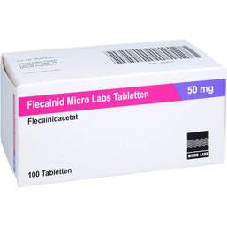 Abbildung: Flecainid Micro Labs 50 mg Tabletten 100 St, Tabletten PZN 15426443