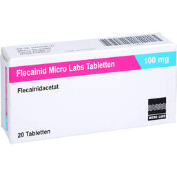 Abbildung: Flecainid Micro Labs 100 mg Tabletten 20 St, Tabletten PZN 15426466