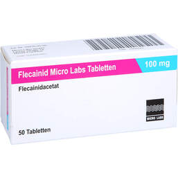 Abbildung: Flecainid Micro Labs 100 mg Tabletten 50 St, Tabletten PZN 15426472