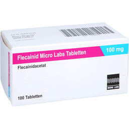 Abbildung: Flecainid Micro Labs 100 mg Tabletten 100 St, Tabletten PZN 15426489
