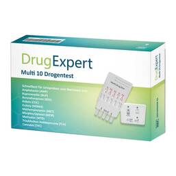 Abbildung: Drugexpert 10 Drogentest:10 Parameter 1 St, Teststreifen PZN 15426549