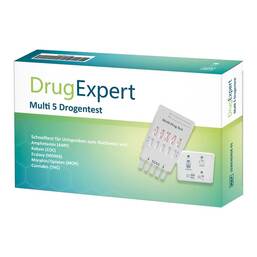 Abbildung: Drug Expert Multi 5 Amp Coc Mdma Mor Thc Teststreifen 1 St, Teststreifen PZN 15426561