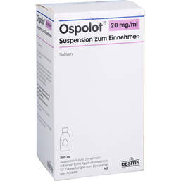 Abbildung: Ospolot 20 mg / ml Suspension zum Einnehmen 250 ml, Suspension zum Einnehmen PZN 15432188