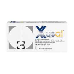 Abbildung: Xusal 5 mg Filmtabletten Filmtabletten, 20 St PZN 15435318