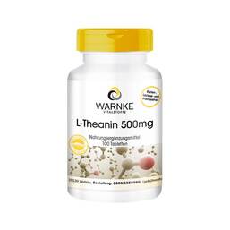 Abbildung: L-Theanin 500 mg Tabletten Tabletten, 100 St PZN 15435896
