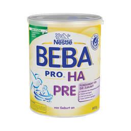 Abbildung: Nestle Beba Pro HA Pre Pulver Pulver, 800 g PZN 15529835