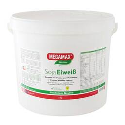 Abbildung: Megamax Soja Eiweiß neutral Pulver 5 kg, Pulver PZN 15560041