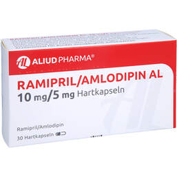 Abbildung: Ramipril / Amlodipin AL 10 mg / 5 mg Hartkapseln 30 St, Hartkapseln PZN 15563542